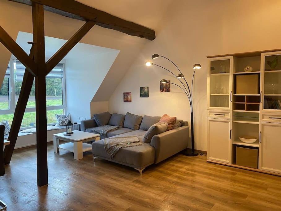 Wunderschoene Ferienwohnung Auf Dem Bauernhof Greven Exterior foto