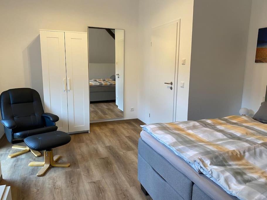 Wunderschoene Ferienwohnung Auf Dem Bauernhof Greven Exterior foto